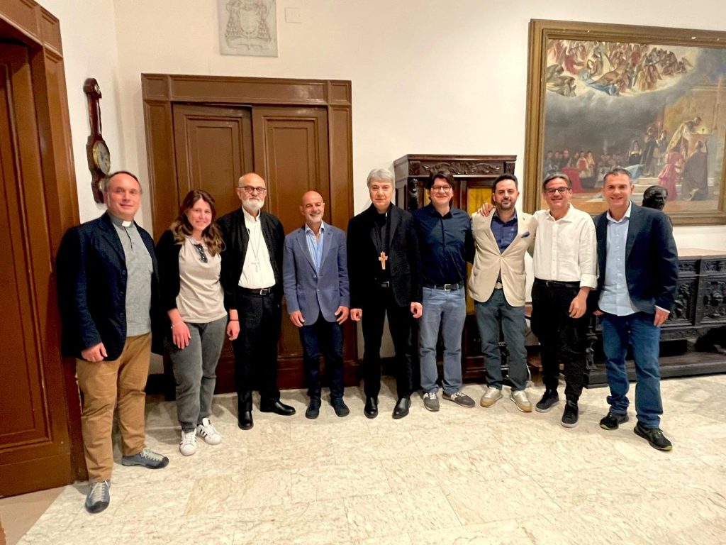 Firma della Convenzione tra Diocesi di Napoli e cooperativa la Paranza per la Gestione delle Catacombe di Napoli. 